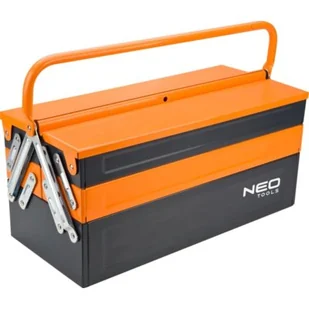 NEO-TOOLS skrzynka narzędziowa metalowa 455mm 84-100 - Skrzynki i torby narzędziowe - miniaturka - grafika 1