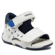 Buty dla chłopców - Sandały Geox B Sandal Tapuz Boy B450XB 000BC C0293 White/Royal - miniaturka - grafika 1