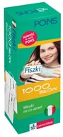 Książki do nauki języka włoskiego - Pons Fiszki 1000 słów. Włoski na co dzień - LektorKlett - miniaturka - grafika 1