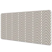 Podkładki na biurko - Mata na biurko Wzór w drobną jodełkę 90x45 cm - miniaturka - grafika 1