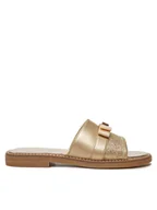 Buty dla dziewczynek - Tommy Hilfiger Klapki Sandal T4A2-33942-0572 M Złoty - miniaturka - grafika 1