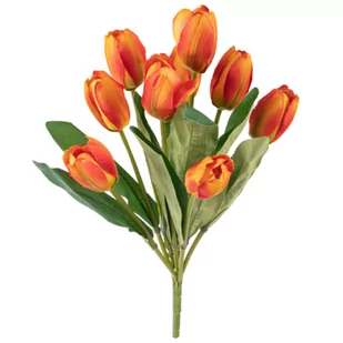 Bukiet tulipanów 9 główek 45 cm mix kolorów - Sztuczne kwiaty - miniaturka - grafika 1