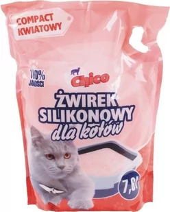 Chico Żwirek silikonowy Chico 7,6l compact kwiatowy - Żwirek dla kotów - miniaturka - grafika 1