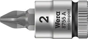 Wera 05003354001Wera 8755 A Pozidriv PZ2x28 Socket 1405129 - Akcesoria do elektronarzędzi - miniaturka - grafika 1