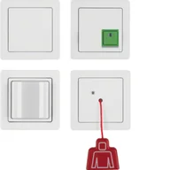 Inne akcesoria elektryczne - Berker Q.1 System przywoławczy Zestaw z zasilaczem, biały aksamit - miniaturka - grafika 1