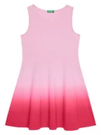 Sukienki i spódniczki dla dziewczynek - United Colors Of Benetton Sukienka letnia 3NPDCV011 Różowy Regular Fit - miniaturka - grafika 1