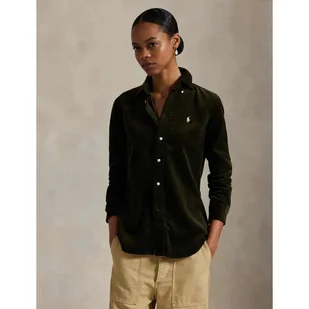 POLO RALPH LAUREN Sztruksowa koszula Slim Fit stretch - Koszule damskie - miniaturka - grafika 1