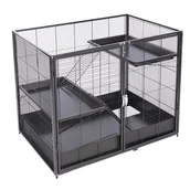 Klatki dla gryzoni - TIAKI, klatka dla małych zwierząt Étagère - Dodatek - uzupełnienie klatki głównej: dł. x szer. x wys.: 93,5 x 63 x 73,8 cm - miniaturka - grafika 1
