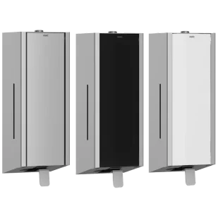 Dozownik do mydła w pianie 800 ml KWC Exos, stal nierdzewna - Dozowniki papieru i mydła dla firm - miniaturka - grafika 1