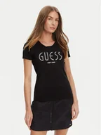 Koszulki i topy damskie - Guess T-Shirt W5YI05 J1314 Czarny Regular Fit - miniaturka - grafika 1