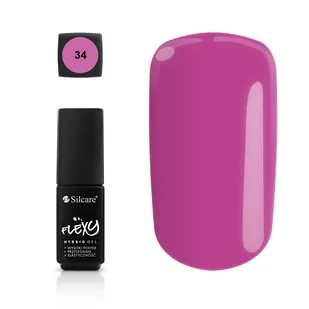 Silcare Flexy Hybrid Gel lakier hybrydowy 34 4.5g - Lakiery hybrydowe - miniaturka - grafika 1