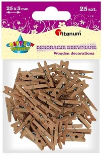 TITANUM Dekoracje TITANUM klamerki drew.op.25 307950 - Pasmanteria - miniaturka - grafika 3