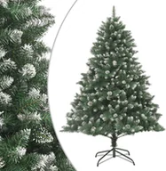 Choinki - The Living Store Sztuczna choinka ze stojakiem 240 cm PVC - miniaturka - grafika 1