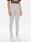 Piżamy damskie - Calvin Klein Legginsy 701226027 Szary Slim Fit - miniaturka - grafika 1
