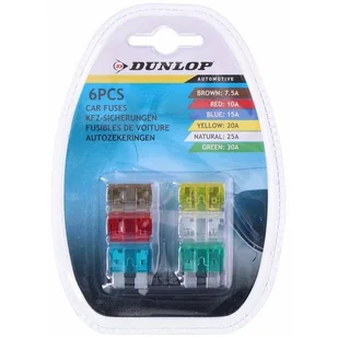 Zestaw bezpieczników DUNLOP 2061689 (6 szt.) - Akcesoria motoryzacyjne - miniaturka - grafika 2