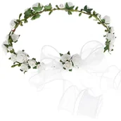 Ozdoby do włosów - Wianek komunijny jak żywy delikatny wianki komunijne komunia WM06-20 - miniaturka - grafika 1