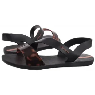 Sandały Vibe Sandal Fem 82429/BD399 Black/Turtle/Pink (IP1-v) Ipanema - Sandały damskie - miniaturka - grafika 1