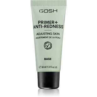 GOSH - PRIMER+ ANTI-REDNESS BASE - Zielona baza pod makijaż na zaczerwienienia - 30 ml - Bazy pod makijaż - miniaturka - grafika 1