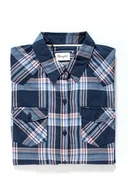 Koszule męskie - Wrangler, Koszula męska, L/S Western Shirt Navy W5045Lu35, rozmiar XS - miniaturka - grafika 1