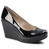 Czółenka - Karino, Czółenka , 1224/090-P Czarny Lak, rozmiar 38 - miniaturka - grafika 1