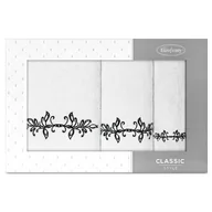 Ręczniki - Komplet Ręczników 3 30X50 Cm, 50X90 Cm, 70X140 Cm Biały - miniaturka - grafika 1