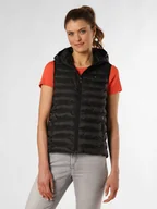 Kamizelki damskie - Tommy Hilfiger Damska pikowana kamizelka Kobiety Sztuczne włókno czarny jednolity, S - miniaturka - grafika 1