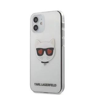 Karl Lagerfeld KLHCP12SCLTR iPhone 12 5,4" hardcase Transparent Choupette - Etui i futerały do telefonów - miniaturka - grafika 1