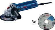 Szlifierki i polerki - BOSCH GWS 9-125 S 900W 0.601.396.102 + 3x Bosch tarcza do metalu - miniaturka - grafika 1