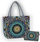 Torebki damskie - Zestaw Torba Lady XL BARCELONA + kosmetyczka - miniaturka - grafika 1