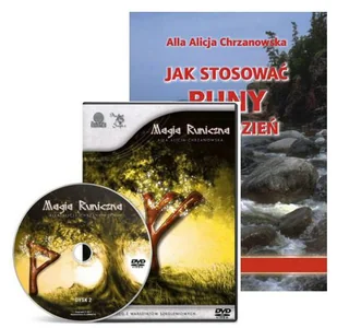 Zestaw Książka Jak stosować runy na co dzień Film Dvd - Alla Alicja Chrzanowska - książka - Ezoteryka - miniaturka - grafika 1