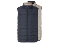 Kamizelki męskie - LIVERGY® Kamizelka dwustronna męska, wiatroodporna (L (52/54), ciemnoniebieski/beżowy) - miniaturka - grafika 1