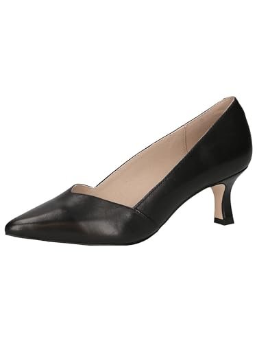 CAPRICE Damskie czółenka 9-22403-42, Czarna papka, 38.5 EU