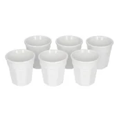 Filiżanki - Bialetti Bicchierini - Zestaw 6 filiżanek do espresso - Biały - miniaturka - grafika 1