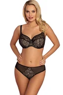 Biustonosze - Biustonosz Soft Biustonosz Semi-Soft Model VB-435 Black/Beige - Vena - 90D Vena - miniaturka - grafika 1