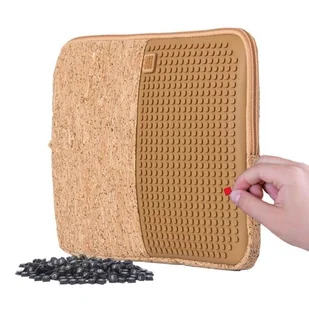 Pixie Crew pokrywa tabletu Korek z płytą silikonową brązową twm_262335 - Etui do tabletów - miniaturka - grafika 2