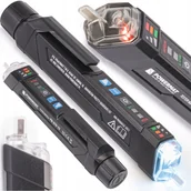 Inne urządzenia pomiarowe - Bezdotykowy Tester NAPIĘCIA Próbnik LED 1000V NCV - miniaturka - grafika 1