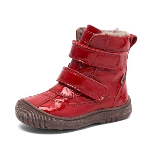 Bisgaard Buty dziecięce Ellis Tex Fashion Boot, uniseks, Red Patent, 22 EU