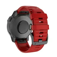 Akcesoria do smartwatchy - opaska pasek bransoleta GEARBAND GARMIN FENIX 5/5+/6/6 PRO/7 czerwona - miniaturka - grafika 1