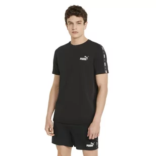 Puma Koszulka Męska T-Shirt Ess Tape Tee Black 847382 01 S - Koszulki męskie - miniaturka - grafika 1