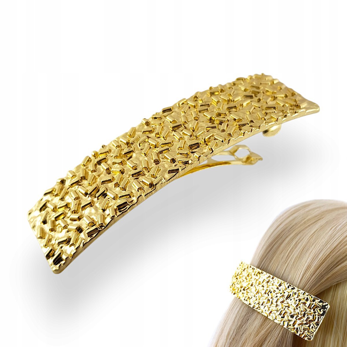 Zapinka do włosów Metalowa Automatyczna Spinka