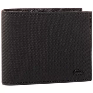 Portfele - Lacoste Duży Portfel Męski S Billfold NH2308HC Black - grafika 1