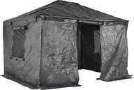 Altany ogrodowe - vidaXL Sojag Pokrowiec zimowy na altankę 10x10 Szary - miniaturka - grafika 1