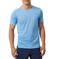 Koszulki sportowe męskie - Koszulka New Balance MT23222SK - niebieska - miniaturka - grafika 1
