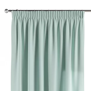 Dekoria Zasłona na taśmie marszczącej 1 szt. pastelowy błękit 1szt 130 × 260 cm Cotton Panama 300-702-10 - Zasłony - miniaturka - grafika 1