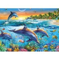 Puzzle - Ravensburger 500 ELEMENTÓW Delfiny 210993 - miniaturka - grafika 1