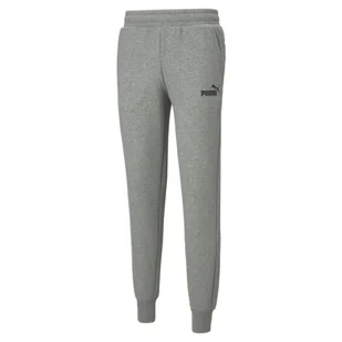 Męskie spodnie dresowe z logo Essentials PUMA Medium Gray Heather - Spodnie sportowe męskie - miniaturka - grafika 1