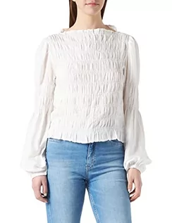 Bluzy damskie - Cream Damska bluza CRHenva, śnieżnobiała, 44 (DE) - grafika 1