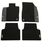 Dywaniki samochodowe - Seat 1EB863011ALOE dywaniki podłogowe premium tekstylne, 4 x dywaniki materiałowe, czarne/szare, z napisem Cupra Born - miniaturka - grafika 1