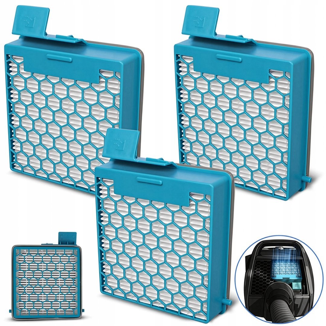 3x Filtr HEPA do odkurzacza Miele BOOST CX1 zam 11639240 SF-HY 60