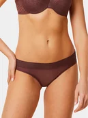 Majtki damskie - Triumph Figi klasyczne Tempting Sheer Highleg Tai 10215956 Brązowy - miniaturka - grafika 1